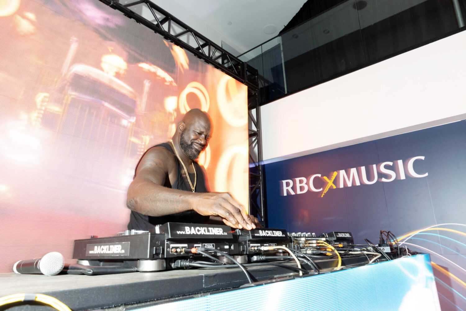 TORONTO, ONTARIO - SEPTEMBER 08: Shaquille O'Neal aka DJ Diesel performs during RBCxMusic Night wit...