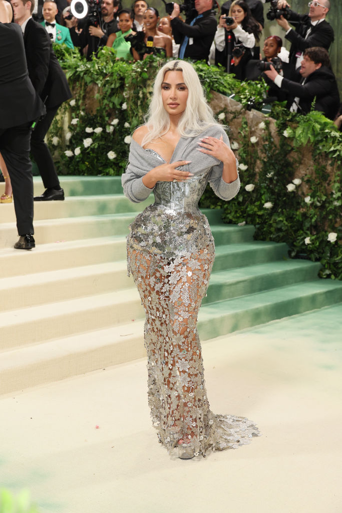 NEW YORK, NEW YORK - MAY 06: Kim Kardashian attends The 2024 Met Gala Celebrating "Sleeping Beautie...